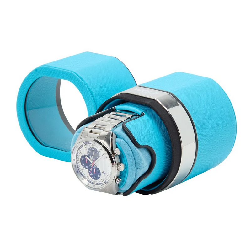 Wolf "The Rocket" Automatic Blue Watch Winder