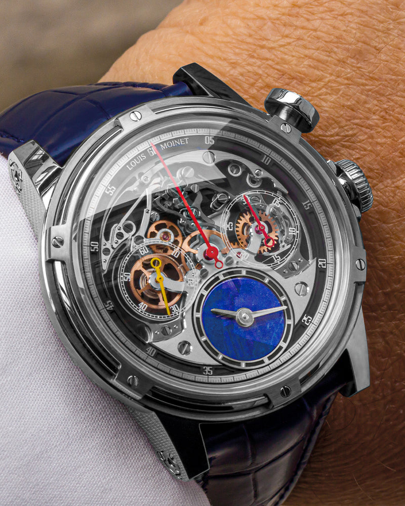 Louis Moinet Memoris Neo Onyx Skeleton 47.00mm