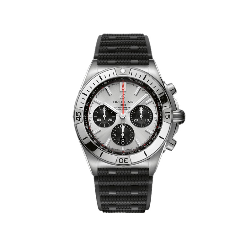 Breitling Chronomat B01 Chronograph Silver Stainless Steel 42.00mm