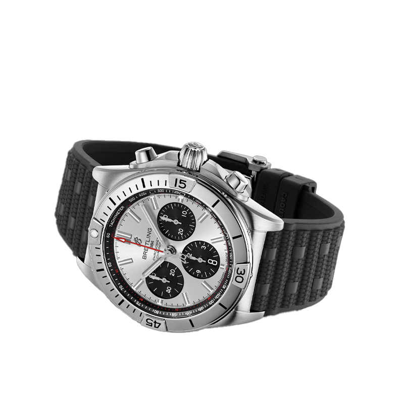 Breitling Chronomat B01 Chronograph Silver Stainless Steel 42.00mm