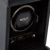 Wolf British Racing Single Watch Winder Black