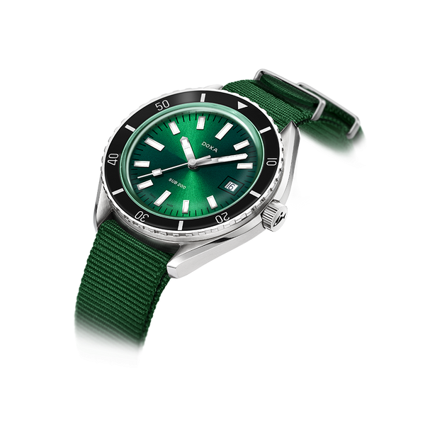 DOXA SUB 200 Sea Emerald Stainless Steel NATO Strap 799.10.131.26-N