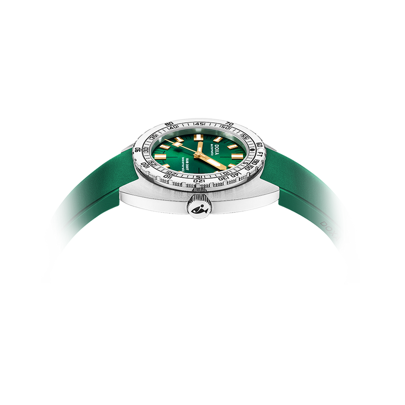 DOXA SUB 200T Sea Emerald Stainless Steel Rubber Strap 804.10.131S.26