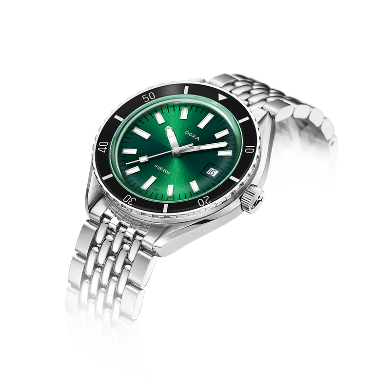 DOXA SUB 200 Sea Emerald Stainless Steel Bracelet 799.10.131.10