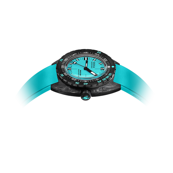 DOXA SUB 300 Carbon Aquamarine Rubber Strap 822.70.241.25