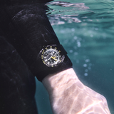 DOXA SUB 300 Carbon Aqua Lung US Divers Sharkhunter Rubber Strap 822.70.101AQL.20