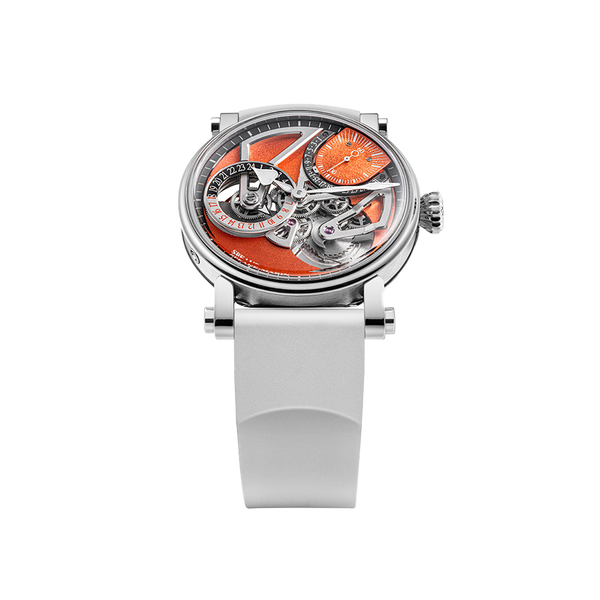 Speake Marin Openworked Dual Time Terracotta Skeleton 38.00MM