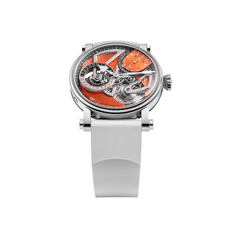 Speake Marin Openworked Dual Time Terracotta Skeleton 38.00MM