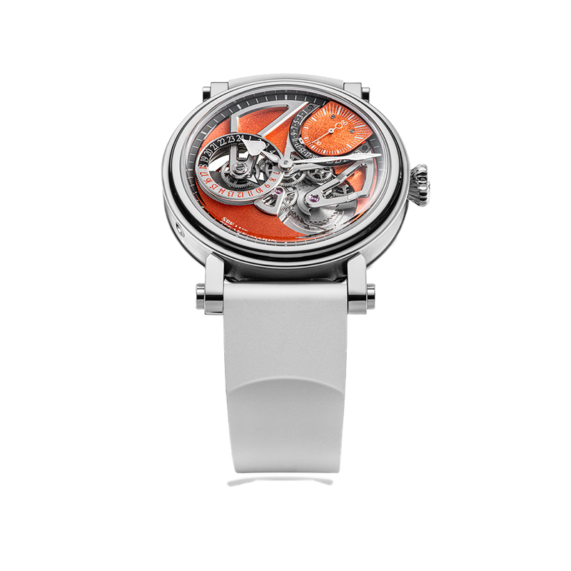 Speake Marin Openworked Dual Time Terracotta Skeleton 42.00MM