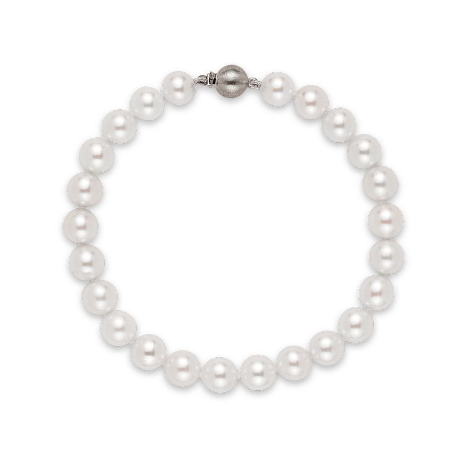 Akoya Pearl Bracelet in 18ct White Gold – Hardy Brothers Jewellers