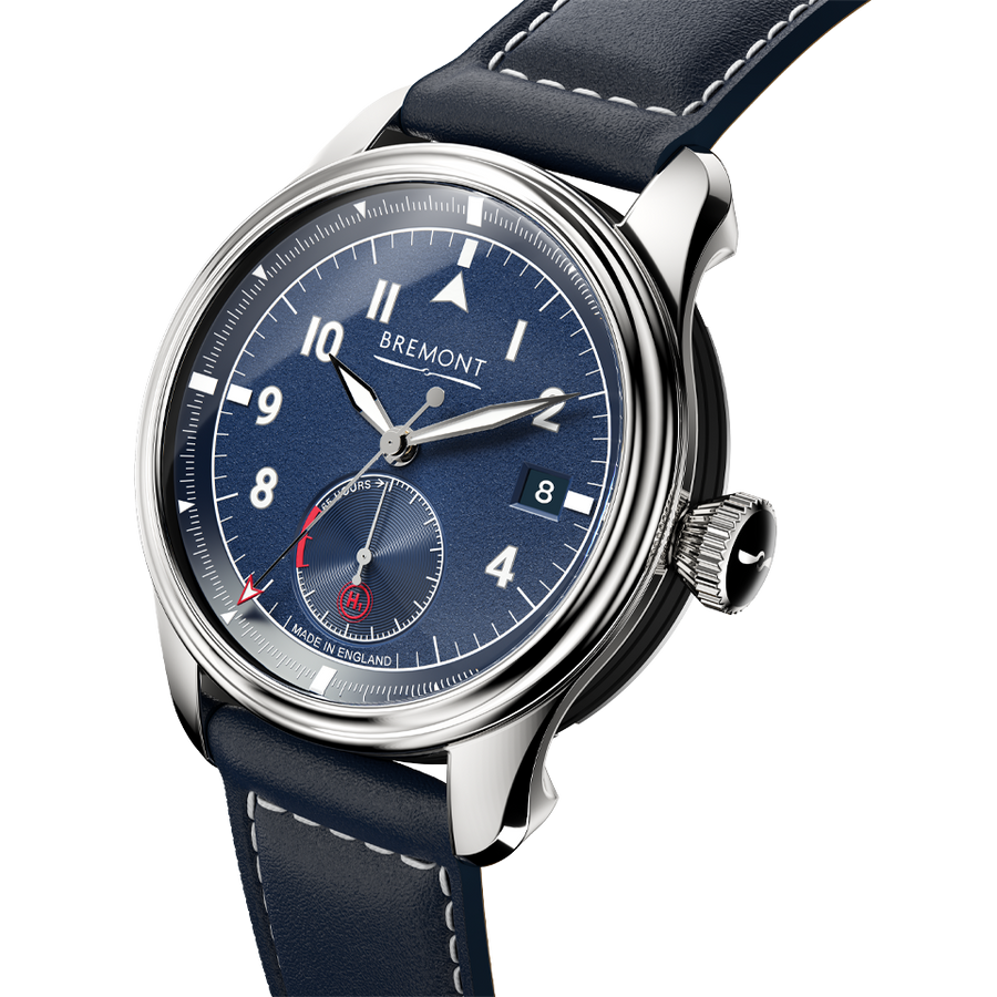 Bremont Fury Stainless Steel Blue 40 Watch Hardy Brothers Jewellers