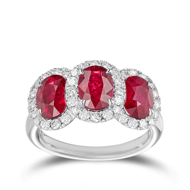Alectrona Eternity Anniversary Ruby Ring – Trewarne Fine Jewellery