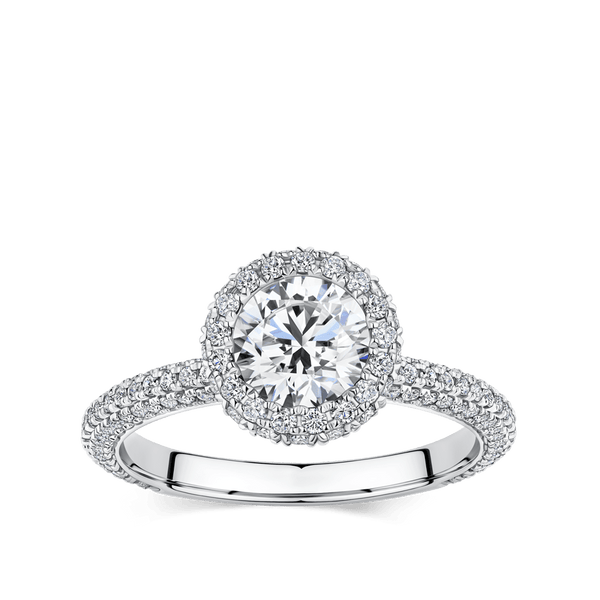 Raffiné Halo - Luxury Halo Diamond Engagement Rings – Hardy Brothers ...