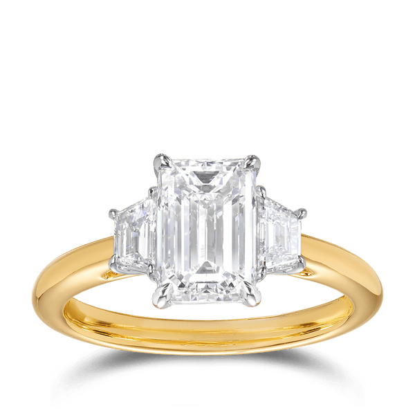 Trilogy diamond deals ring 2 carat