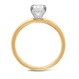 Raffiné 1.50ct Oval Solitaire Engagement Ring in 18ct Yellow Gold Hardy Brothers 