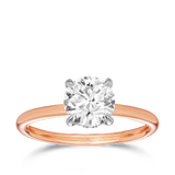 Raffiné 1.50 Carat Diamond Solitaire Engagement Ring in 18ct Rose Gold Hardy Brothers 