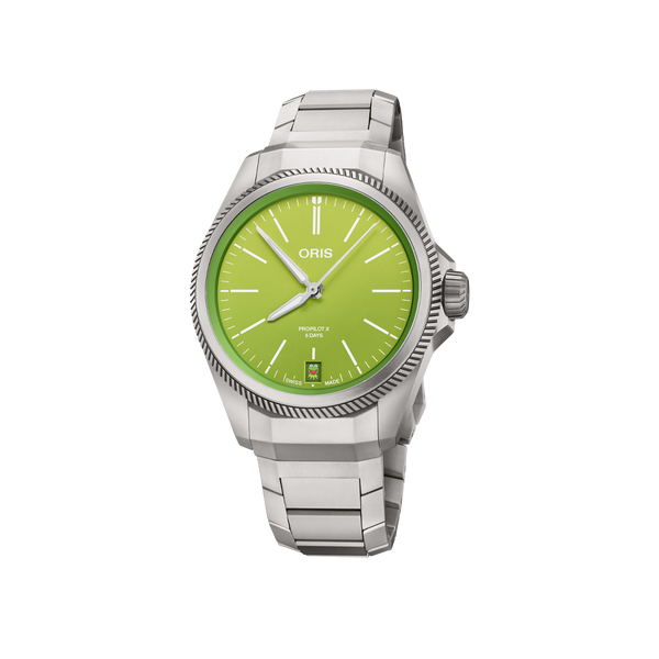 Oris ProPilot X Kermit Edition Watch Hardy Brothers Jewellers