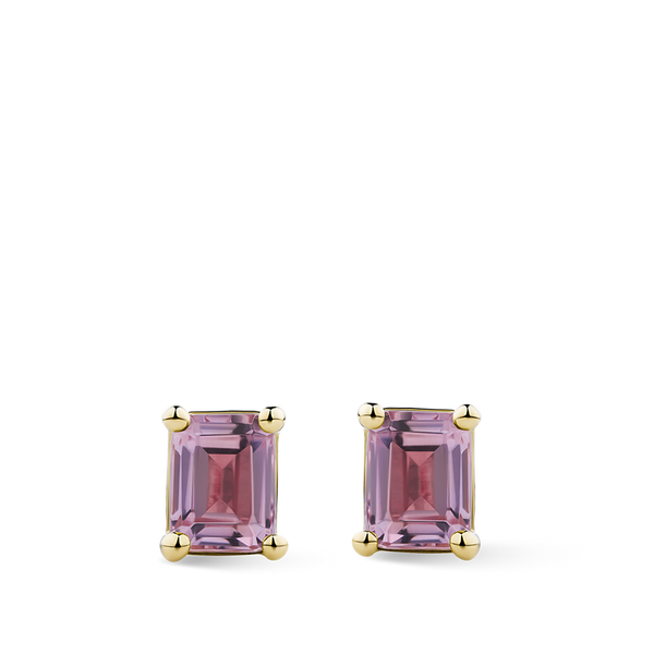 Pastille Tourmaline Grand Earrings, Pink Glaze (pair) | Catbird Jewelry